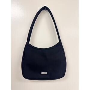 Classic chic Ralph Lauren Black Nylon hobo shoulder bag capsule wardrobe staple